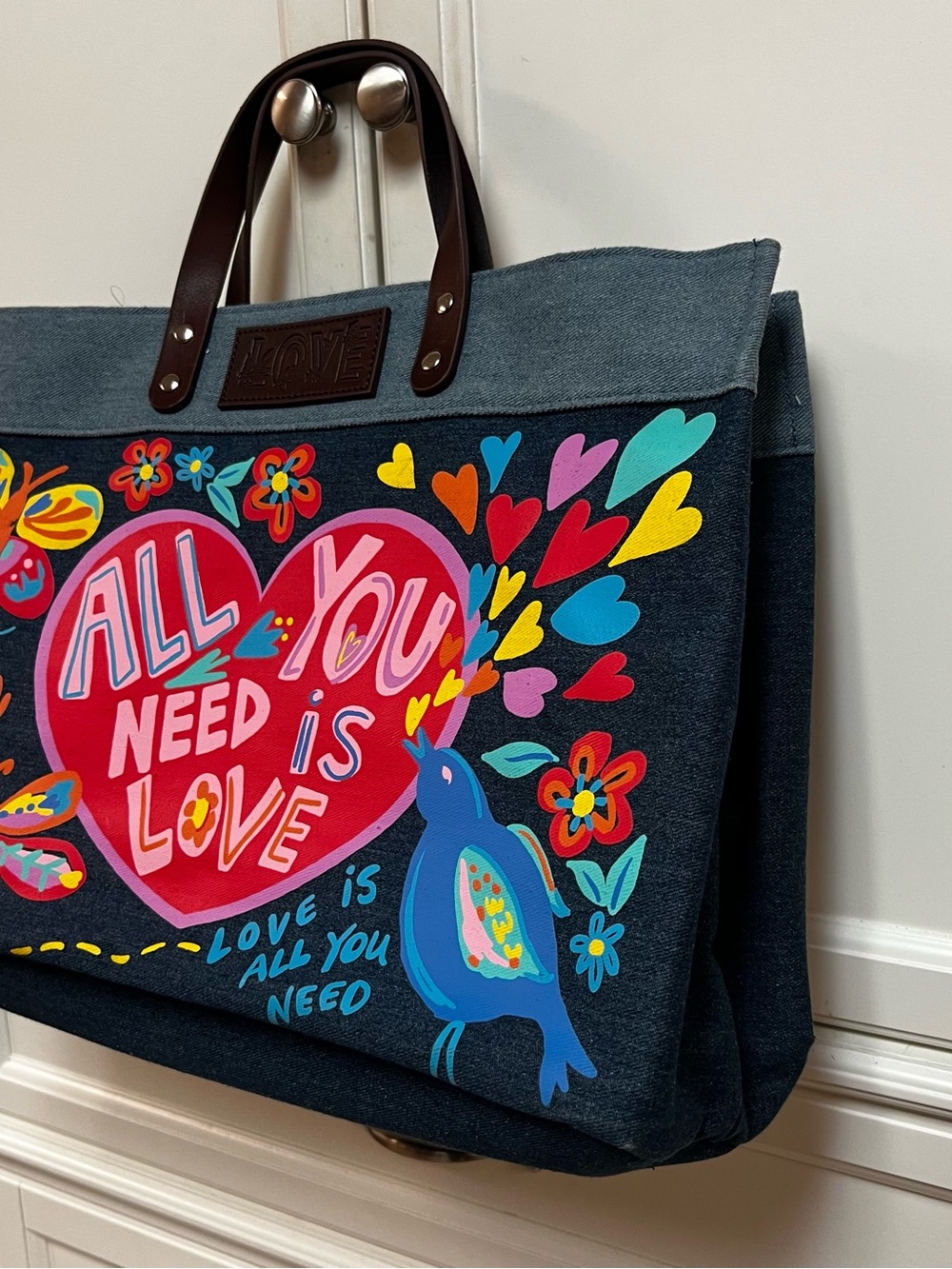 Brighton đź’— All You Need East West Denim Tote - H10088 - Picture 6 of 10